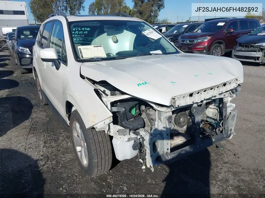 SUBARU FORESTER 2015, VIN JF2SJAHC6FH482592