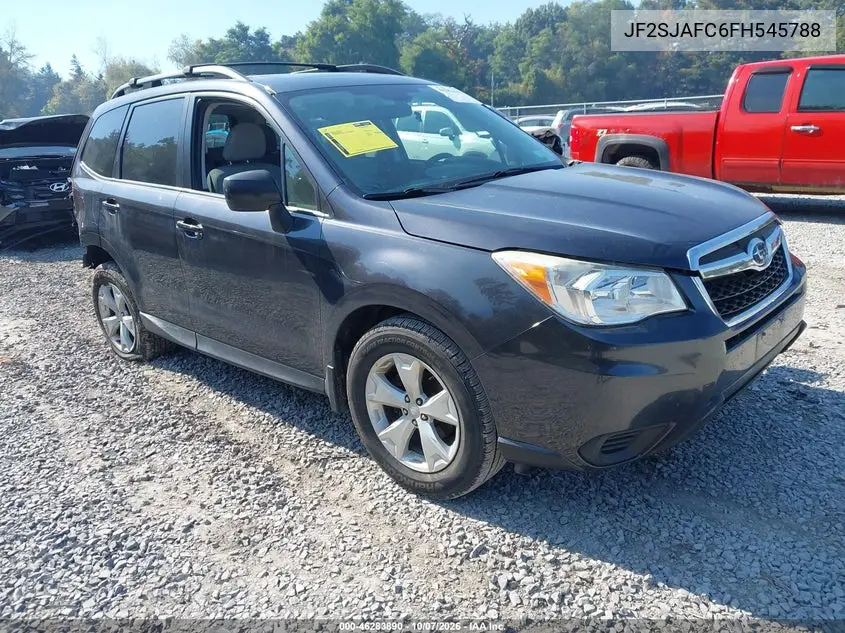 SUBARU FORESTER 2015, VIN JF2SJAFC6FH545788