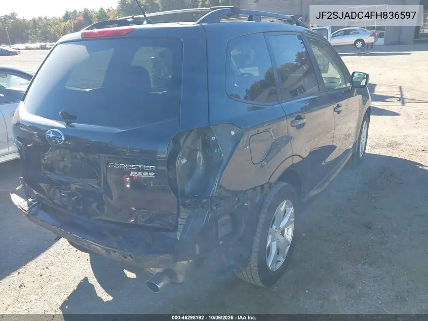 2015 SUBARU FORESTER VIN JF2SJADC4FH836597 — фото 4
