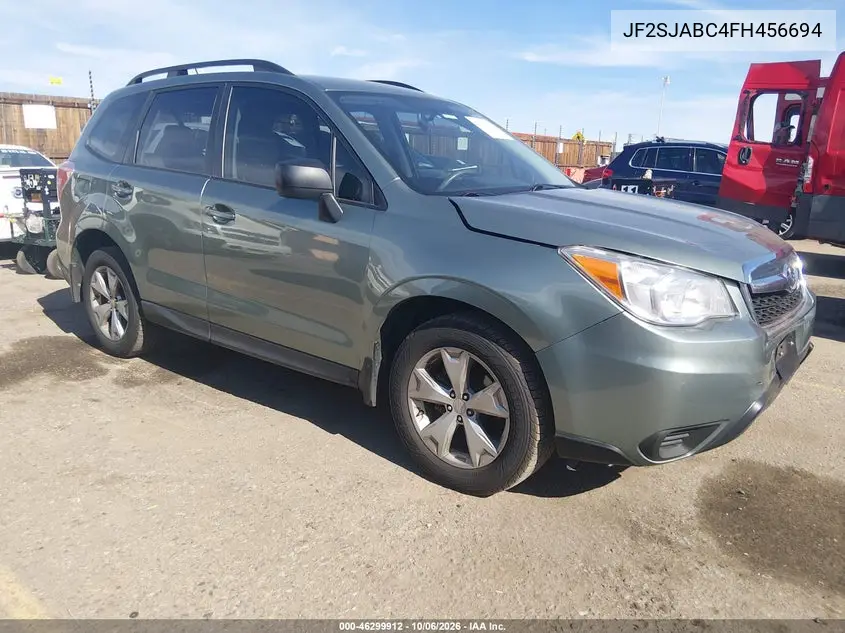 SUBARU FORESTER 2015, VIN JF2SJABC4FH456694