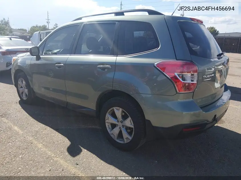 2015 SUBARU FORESTER VIN JF2SJABC4FH456694 — фото 3