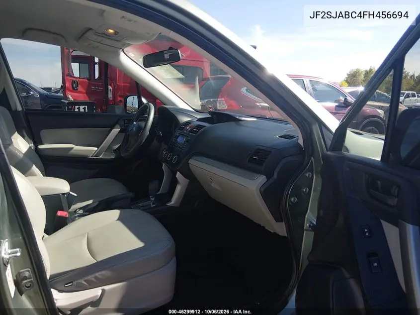 2015 SUBARU FORESTER VIN JF2SJABC4FH456694 — фото 5