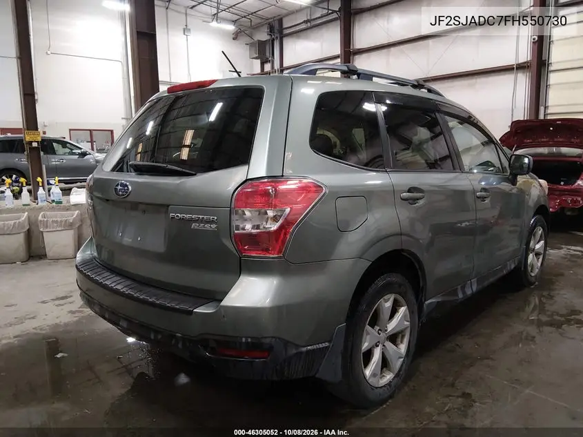 2015 SUBARU FORESTER VIN JF2SJADC7FH550730 — фото 4