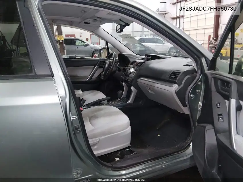 2015 SUBARU FORESTER VIN JF2SJADC7FH550730 — фото 5