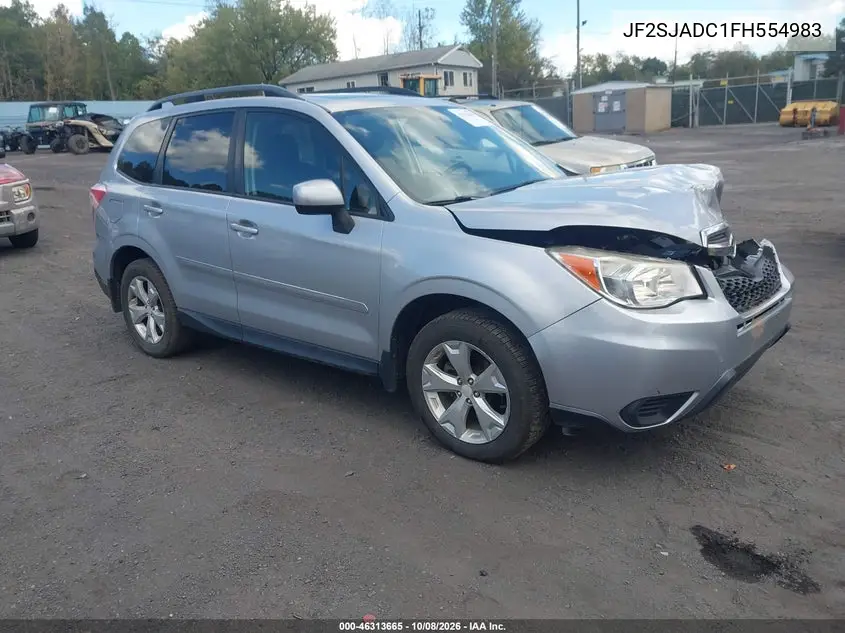 SUBARU FORESTER 2015, VIN JF2SJADC1FH554983
