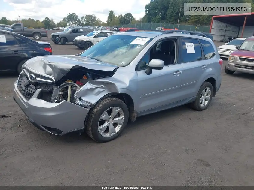 2015 SUBARU FORESTER VIN JF2SJADC1FH554983 — фото 2