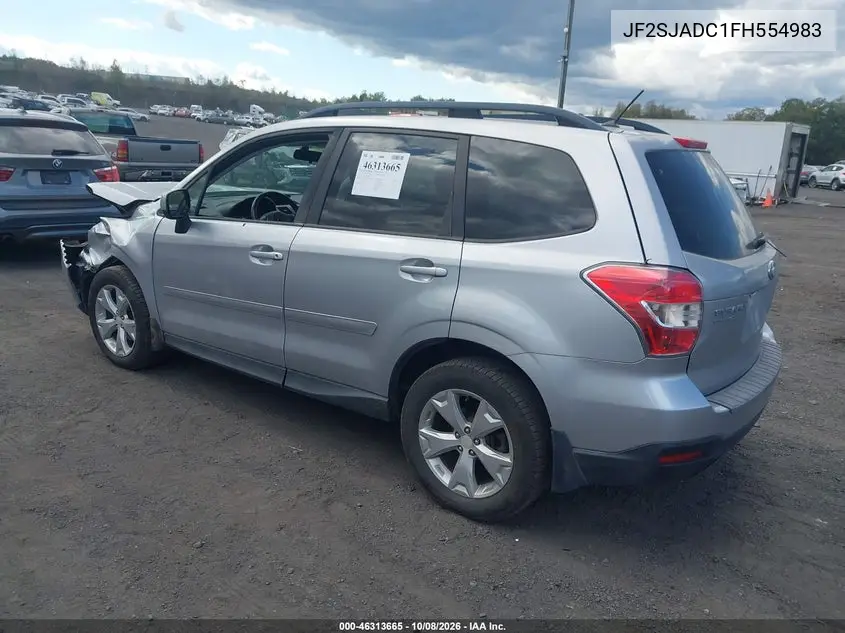 2015 SUBARU FORESTER VIN JF2SJADC1FH554983 — фото 3