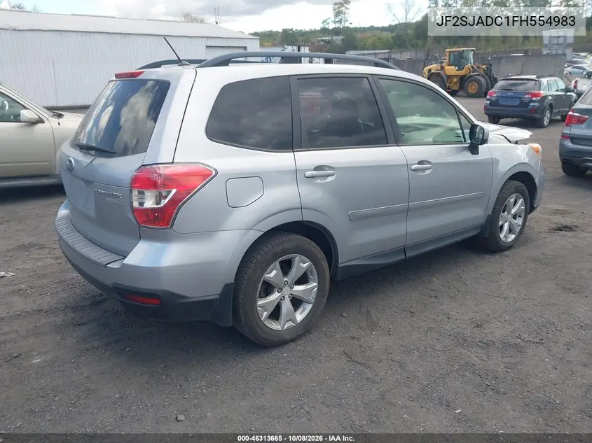2015 SUBARU FORESTER VIN JF2SJADC1FH554983 — фото 4