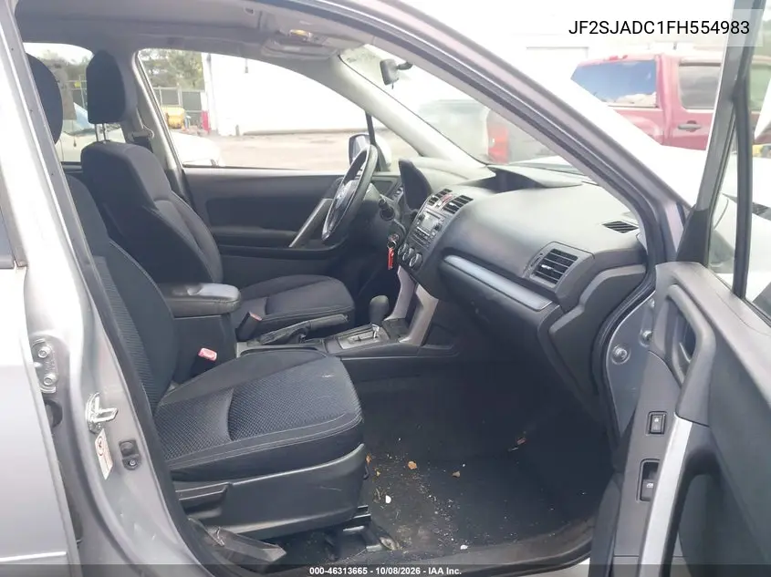 2015 SUBARU FORESTER VIN JF2SJADC1FH554983 — фото 5