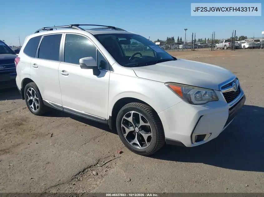 SUBARU FORESTER 2015, VIN JF2SJGWCXFH433174