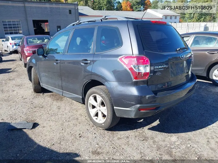 2015 SUBARU FORESTER VIN JF2SJABC3FH510809 — фото 3