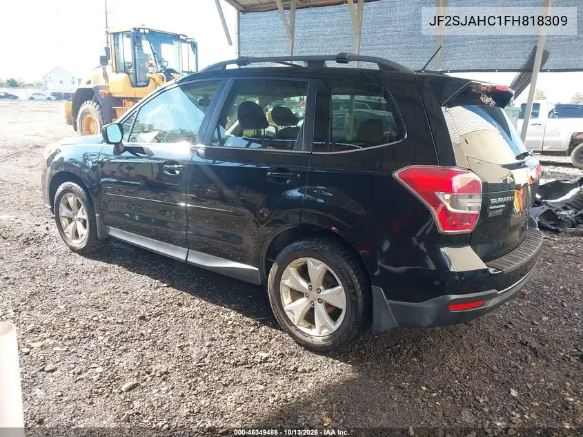 2015 SUBARU FORESTER VIN JF2SJAHC1FH818309 — фото 3