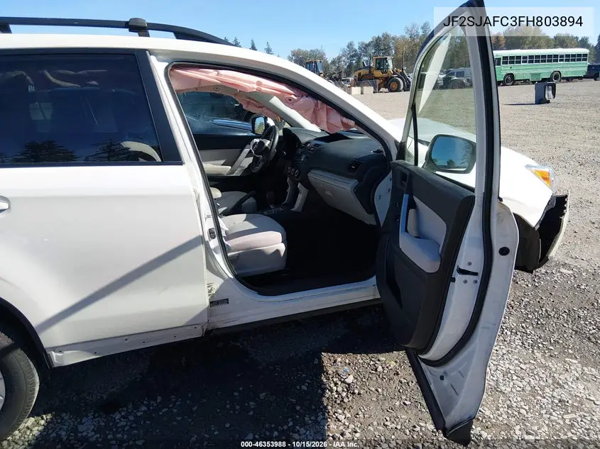 2015 SUBARU FORESTER VIN JF2SJAFC3FH803894 — фото 5