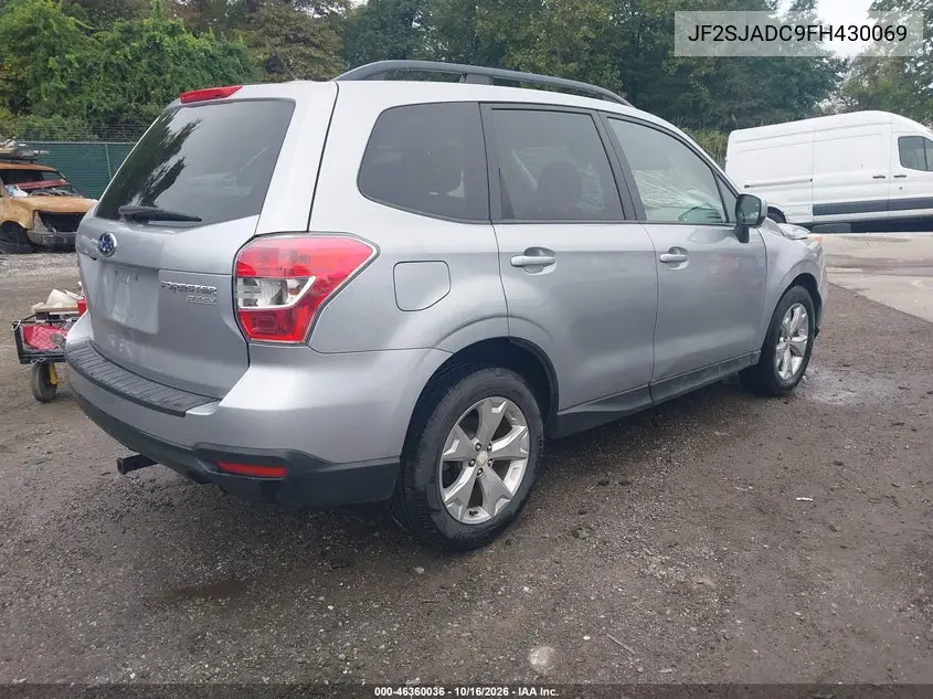 2015 SUBARU FORESTER VIN JF2SJADC9FH430069 — фото 4