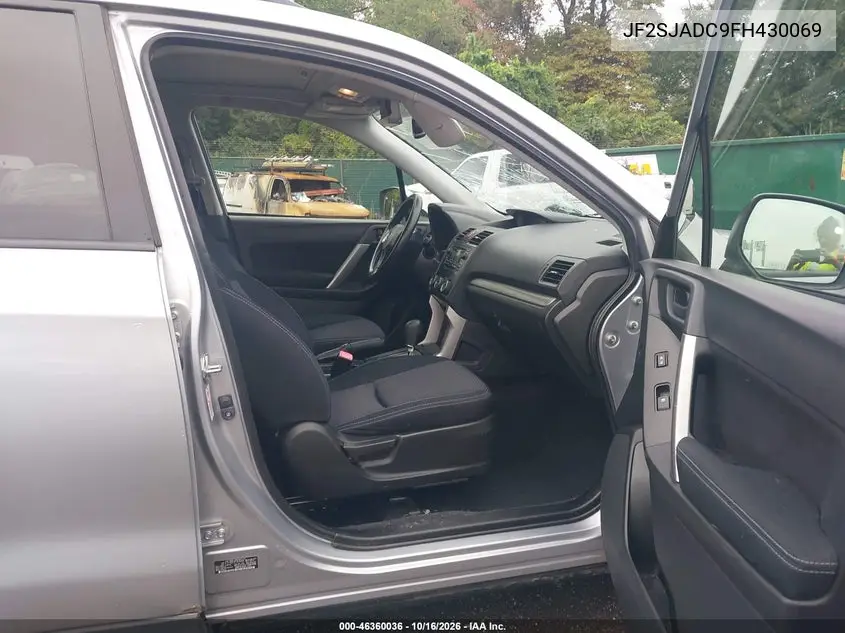 2015 SUBARU FORESTER VIN JF2SJADC9FH430069 — фото 5