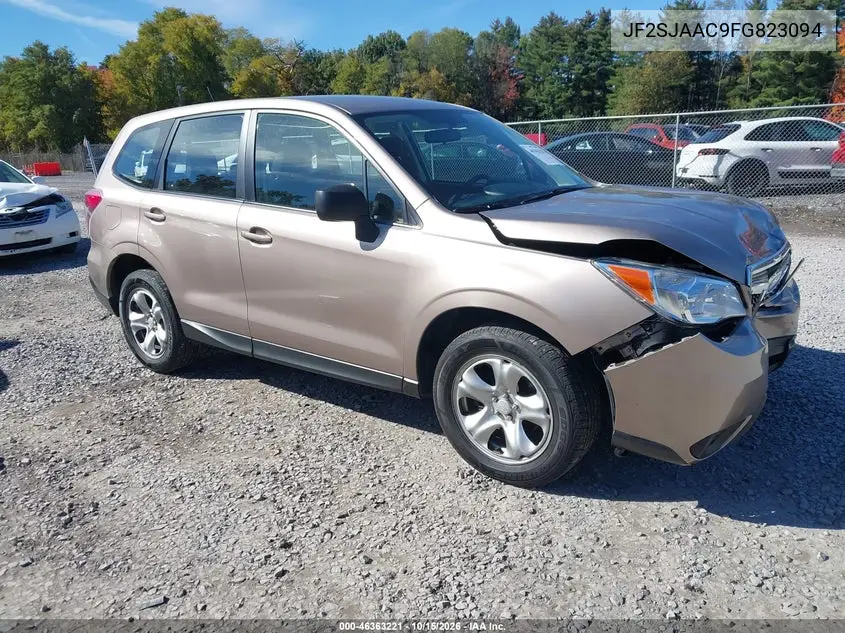 SUBARU FORESTER 2015, VIN JF2SJAAC9FG823094