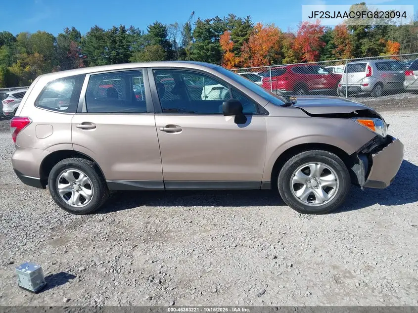 2015 SUBARU FORESTER VIN JF2SJAAC9FG823094 — фото 13