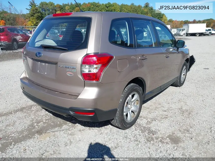 2015 SUBARU FORESTER VIN JF2SJAAC9FG823094 — фото 4