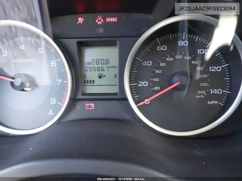 2015 SUBARU FORESTER VIN JF2SJAAC9FG823094 — фото 7