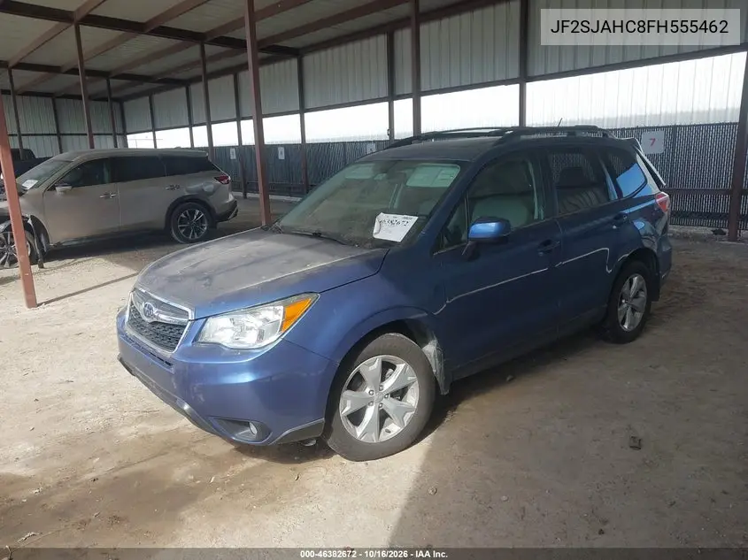 2015 SUBARU FORESTER VIN JF2SJAHC8FH555462 — фото 2