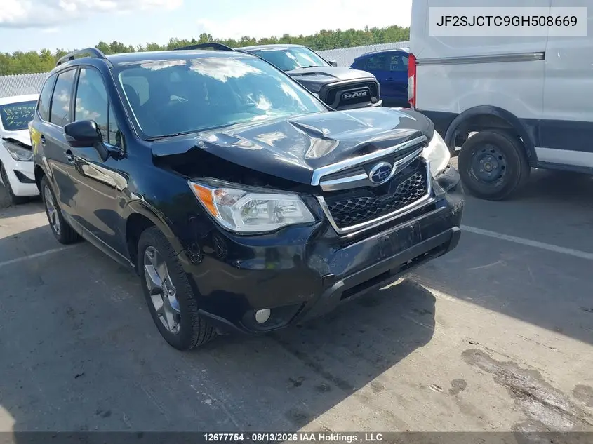 SUBARU FORESTER 2016, VIN JF2SJCTC9GH508669