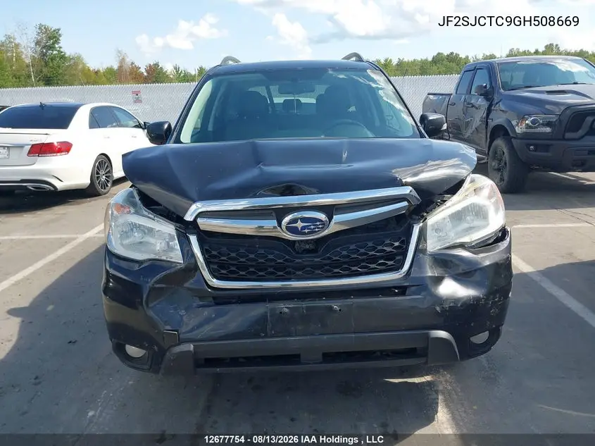 2016 SUBARU FORESTER VIN JF2SJCTC9GH508669 — фото 12