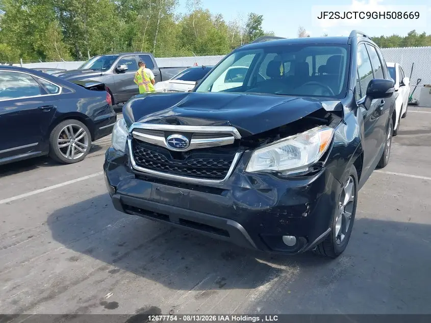 2016 SUBARU FORESTER VIN JF2SJCTC9GH508669 — фото 2