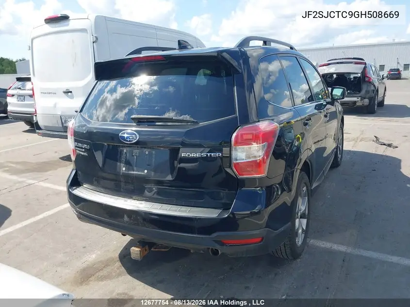 2016 SUBARU FORESTER VIN JF2SJCTC9GH508669 — фото 4