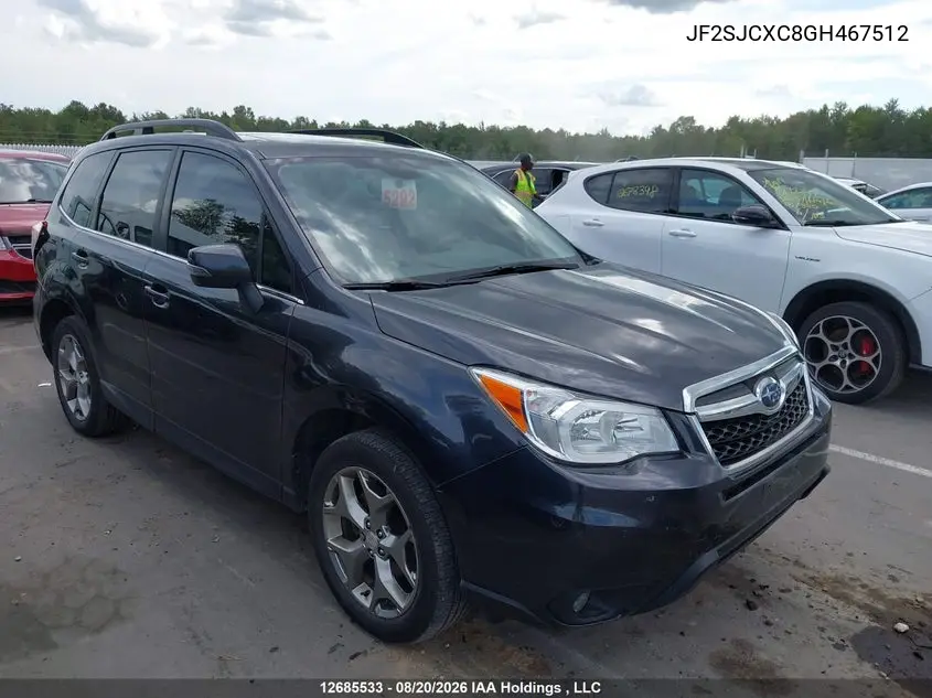 SUBARU FORESTER 2016, VIN JF2SJCXC8GH467512