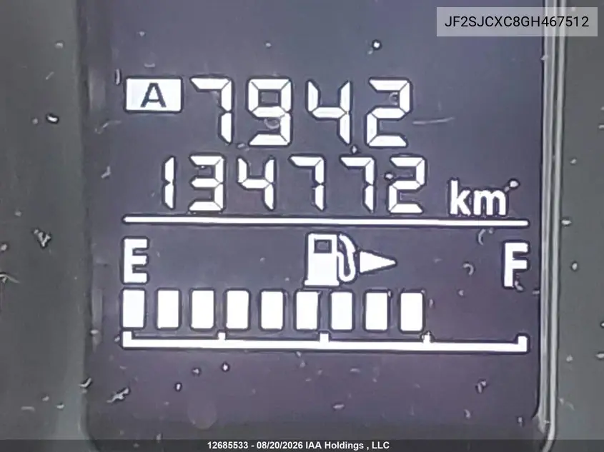 2016 SUBARU FORESTER VIN JF2SJCXC8GH467512 — фото 15