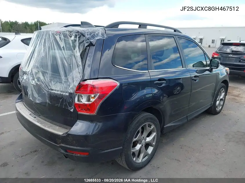 2016 SUBARU FORESTER VIN JF2SJCXC8GH467512 — фото 4