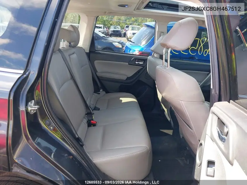 2016 SUBARU FORESTER VIN JF2SJCXC8GH467512 — фото 8