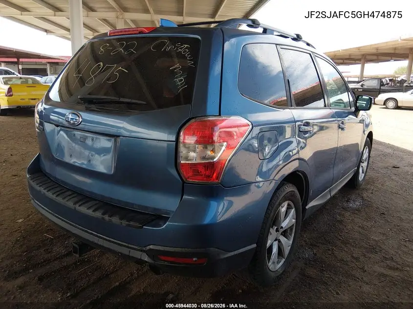 2016 SUBARU FORESTER VIN JF2SJAFC5GH474875 — фото 4