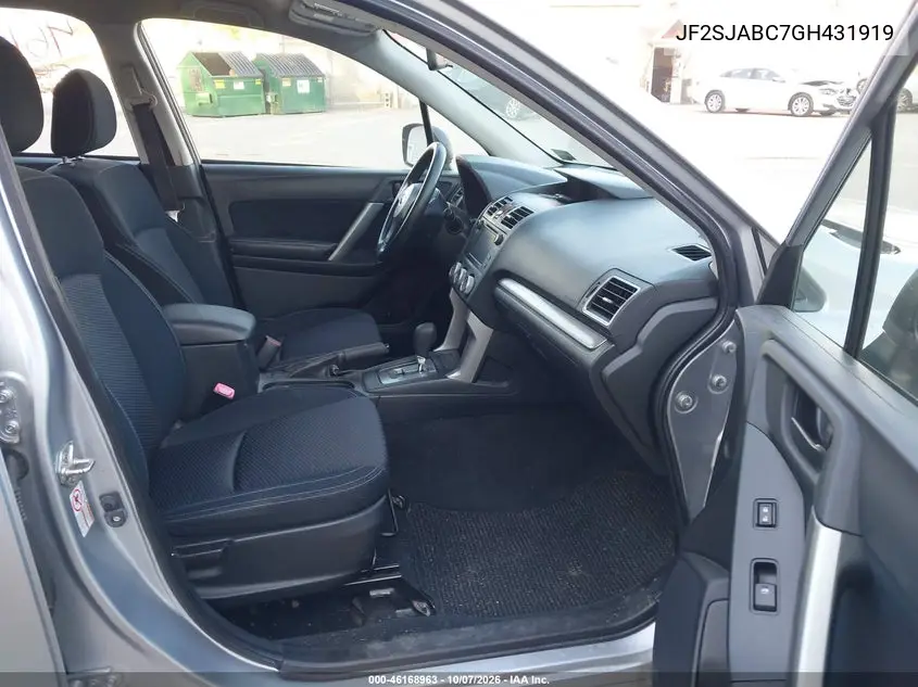 2016 SUBARU FORESTER VIN JF2SJABC7GH431919 — фото 5