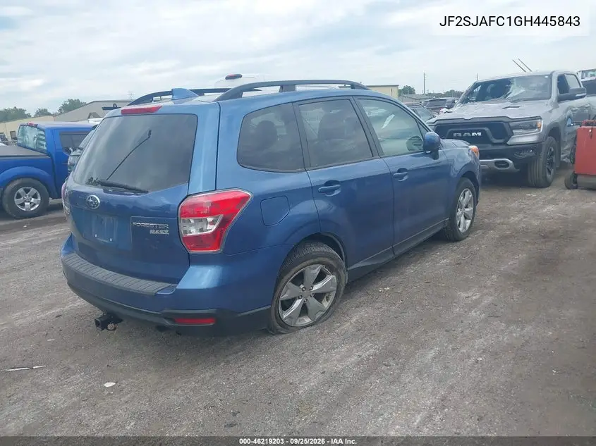 2016 SUBARU FORESTER VIN JF2SJAFC1GH445843 — фото 4