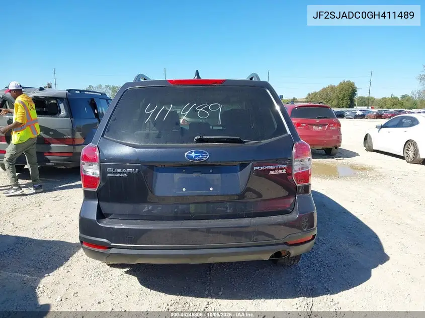 2016 SUBARU FORESTER VIN JF2SJADC0GH411489 — фото 16