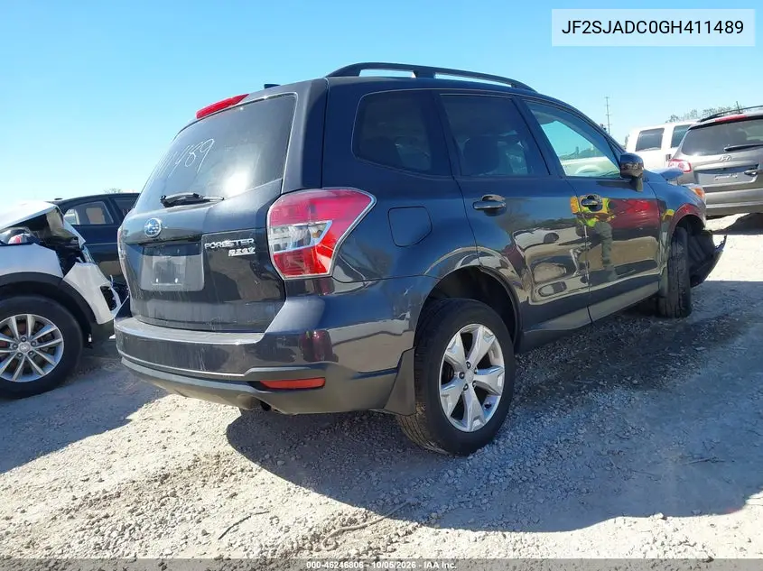 2016 SUBARU FORESTER VIN JF2SJADC0GH411489 — фото 4