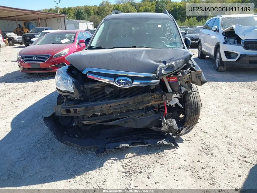 2016 SUBARU FORESTER VIN JF2SJADC0GH411489 — фото 6