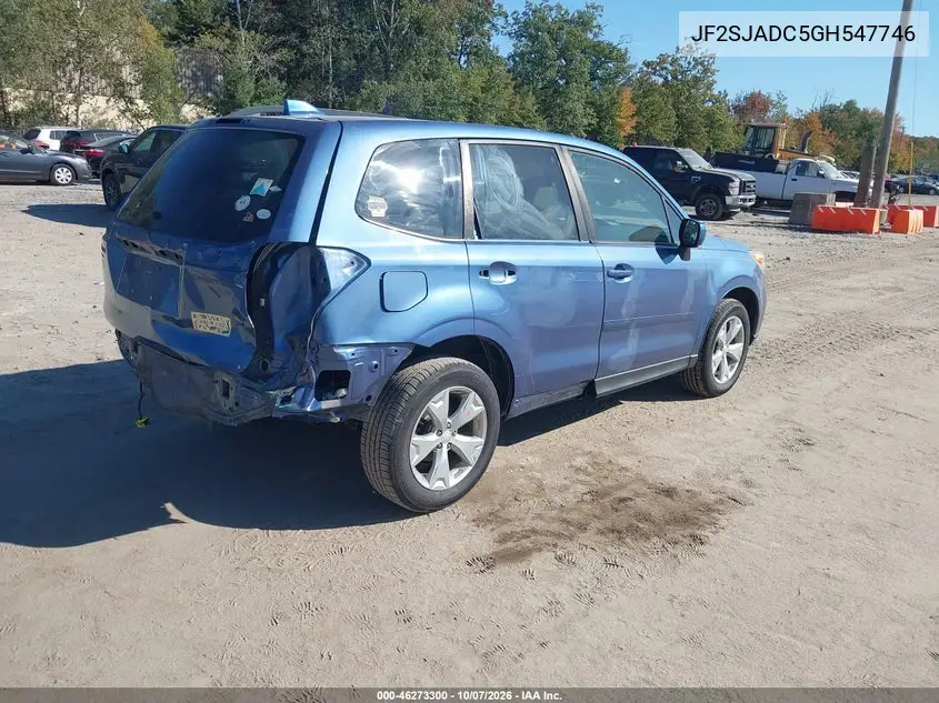 2016 SUBARU FORESTER VIN JF2SJADC5GH547746 — фото 4