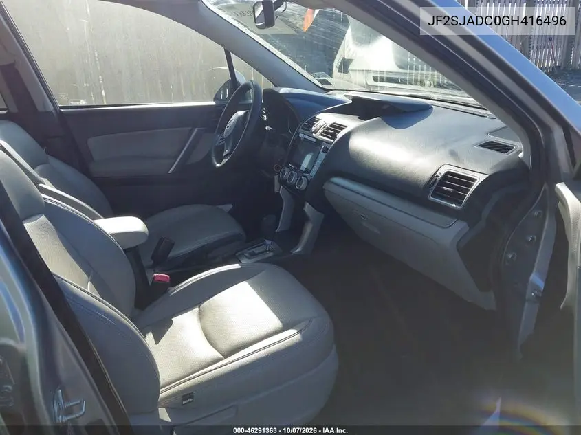2016 SUBARU FORESTER VIN JF2SJADC0GH416496 — фото 5