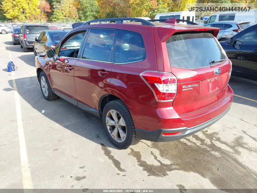 2016 SUBARU FORESTER VIN JF2SJAHC4GH448667 — фото 3