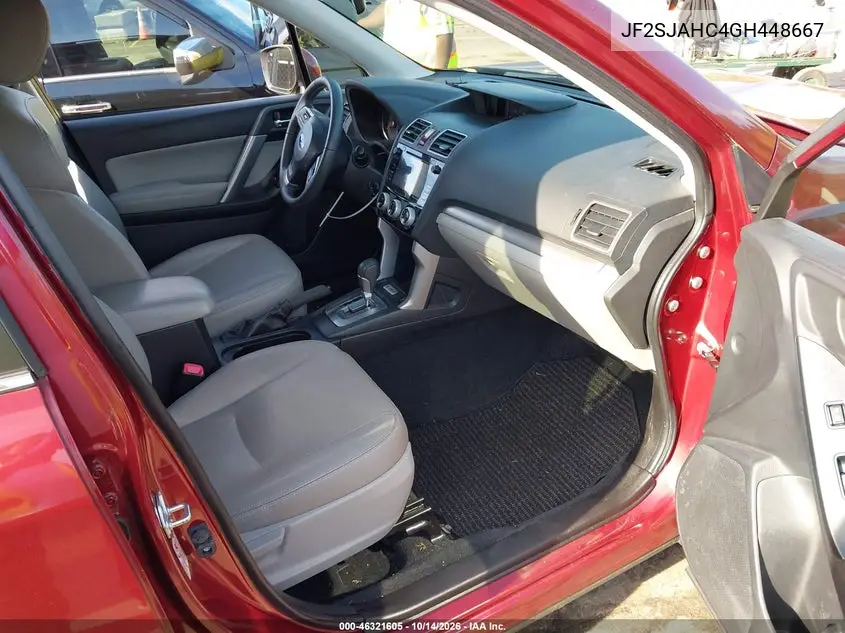 2016 SUBARU FORESTER VIN JF2SJAHC4GH448667 — фото 5