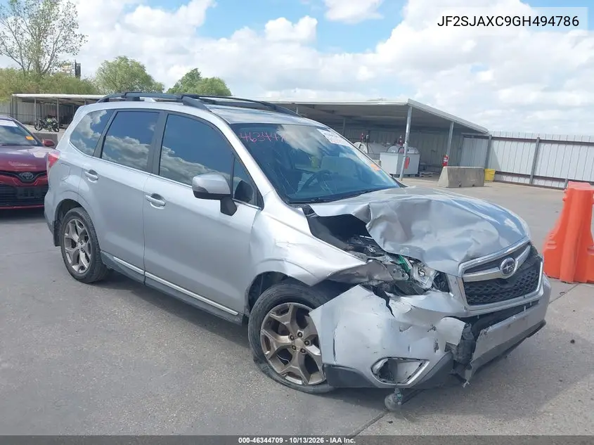SUBARU FORESTER 2016, VIN JF2SJAXC9GH494786