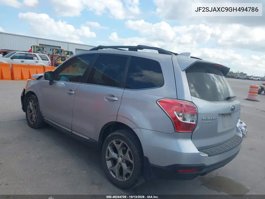2016 SUBARU FORESTER VIN JF2SJAXC9GH494786 — фото 3