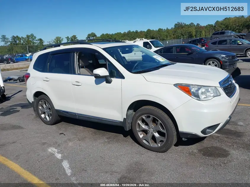 SUBARU FORESTER 2016, VIN JF2SJAVCXGH512683