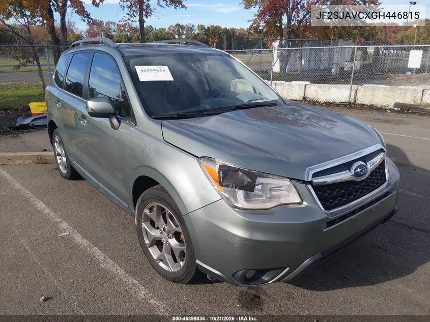 SUBARU FORESTER 2016, VIN JF2SJAVCXGH446815