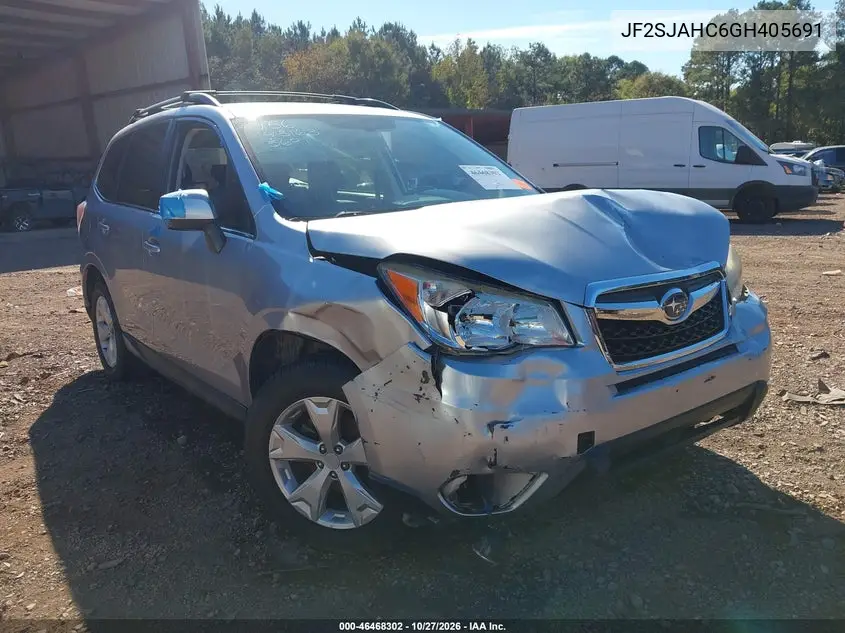 SUBARU FORESTER 2016, VIN JF2SJAHC6GH405691