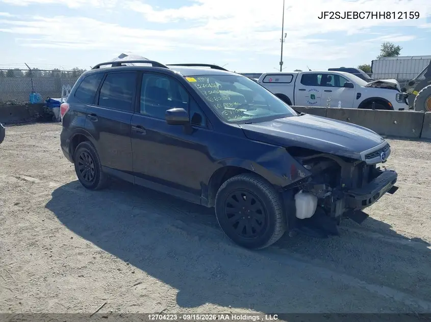 SUBARU FORESTER 2017, VIN JF2SJEBC7HH812159