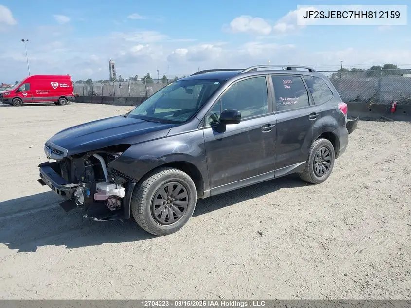 2017 SUBARU FORESTER VIN JF2SJEBC7HH812159 — фото 2