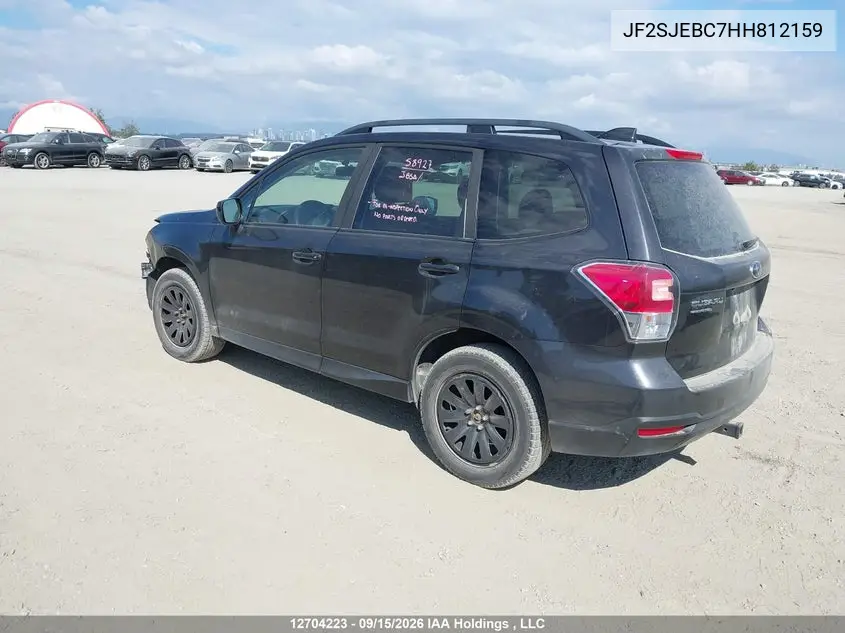 2017 SUBARU FORESTER VIN JF2SJEBC7HH812159 — фото 3